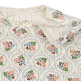 Konges Slojd - Body niemowlęce z ażurowym wzorem Minnie, verona blues