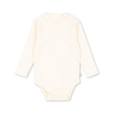 Konges Slojd - Body niemowlęce z ażurowym wzorem Minnie, buttercream