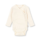 Konges Slojd - Body noworodkowe z ażurowym wzorem Minnie, buttercream