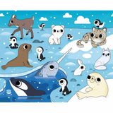 Auzou - Kolorowanka wodna Zwierzątka świata