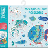 Auzou - Zestaw artystyczny Brokatowe rybki