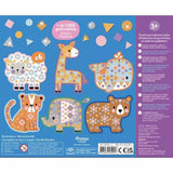Auzou - Zestaw artystyczny z naklejkami Zwierzątka