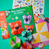 Auzou - Zestaw kreatywny origami Zwierzątka