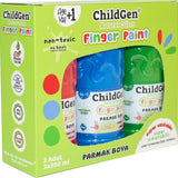 ChildGen - Łatwo zmywalne farby do malowania palcami, klasyczne