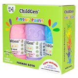 ChildGen - Łatwo zmywalne farby do malowania palcami, pastelowe