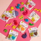 ChildGen - Naturalna ciastolina do zabawy, eko-pack 6 szt. Re-Fill Play Dough