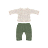 Miniland - Dzianinowy zestaw dla lalki 32 cm - Sweterek ze spodniami