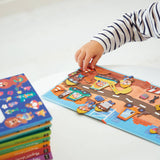 Janod - Magnetyczna układanka Plac budowy Magneti'stories 3+