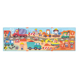 Janod - Magnetyczna układanka Plac budowy Magneti'stories 3+