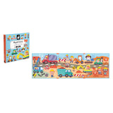 Janod - Magnetyczna układanka Plac budowy Magneti'stories 3+