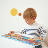 Janod - Magnetyczna układanka Plac budowy Magneti'stories 3+