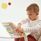 Janod - Magnetyczna układanka Strażacy Magneti'stories 3+