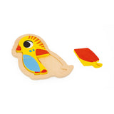 Janod - Puzzle progresywne drewniane Zwierzęta domowe 4 układanki – 2, 3, 4 i 5 elementów 18 m+