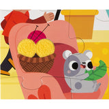 Janod - Puzzle sensoryczne 20 elementów Zwierzęta domowe