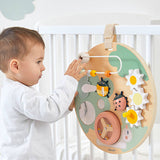 Janod - Wielofunkcyjna tablica edukacyjna drewniana Ogród Sweet Cocoon 12m+