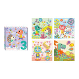 Janod - Multizestaw kreatywny My arts & crafts Naklejki geometryczne 3+