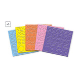 Janod - Multizestaw kreatywny My arts & crafts Naklejki geometryczne 3+