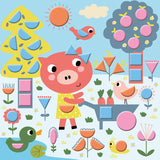 Janod - Multizestaw kreatywny My arts & crafts Naklejki geometryczne 3+