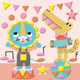 Janod - Multizestaw kreatywny My arts & crafts Naklejki geometryczne 3+