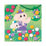 Janod - Multizestaw kreatywny My arts & crafts Pompons 3+