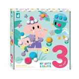 Janod - Multizestaw kreatywny My arts & crafts Pompons 3+