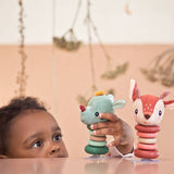 Lilliputiens - Grzechotka z przyssawką Sarenka Stella