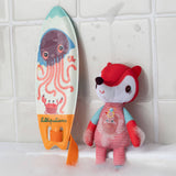 Lilliputiens - Magiczna przytulanka do kąpieli surfer Lisiczka Alice 12 m+