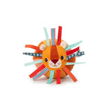 Lilliputiens - Piłeczka sensoryczna z dzwoneczkiem i wypustkami Lew Jack