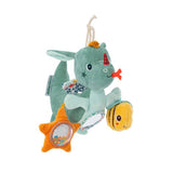 Lilliputiens - Wielofunkcyjna przytulanka do powieszenia Smok Joe 3 m+