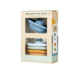 Little Dutch - Zestaw 4 łódeczek do zabawy Blue