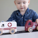 Little Dutch - Zestaw aut Karetka, Policja, Wóz strażacki