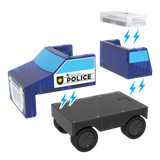 MAGNA-TILES - Klocki Magnetyczne Police Station 35 el.