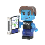 MAGNA-TILES - Klocki Magnetyczne Police Station 35 el.