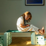 MODU - Deska do balansowania Beams 2 szt. Ocean Mint / Forest Green