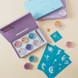 Oh Flossy - Kreatywne szablony do makijażu i malowania twarzy, wielokrotnego użytku