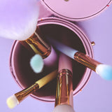 Oh Flossy - Zestaw pięciu pędzli do makijażu w etui