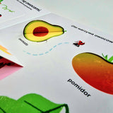 Owoce. Akademia mądrego dziecka. Moja książeczka z okienkami