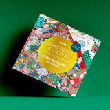 OMY - Warsztat Świętego Mikołaja, plakat z naklejkami