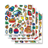 OMY - Warsztat Świętego Mikołaja, plakat z naklejkami