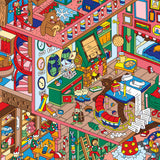 OMY - Warsztat Świętego Mikołaja, plakat z naklejkami