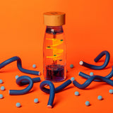 Petit Boum - Butelka sensoryczna dwufazowa Spirala niebieska