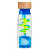 Petit Boum - Butelka sensoryczna dwufazowa Spirala niebieska