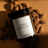 Laboratorium Dobrego Nastroju - Świeca sojowa: Karmel migdał i wanilia 180ml