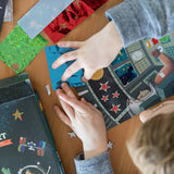 Tiger Tribe - Zestaw Artystyczny z Folią, Przygody w Kosmosie