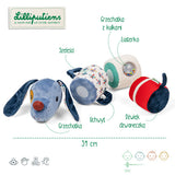 Lilliputiens - Wałek dźwiękowy 4-elementowy Piesek Jules