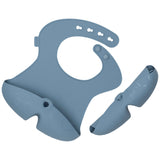 B.Box - Śliniak z otwartą kieszonką, niebieski