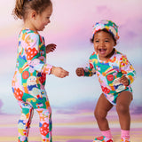 Halcyon Nights - Wygodne i elastyczne legginsy dla maluchów Rainbow Valley