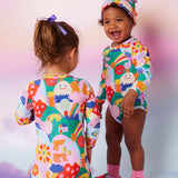 Halcyon Nights - Wygodne i elastyczne legginsy dla maluchów Rainbow Valley