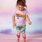 Halcyon Nights - Kolorowe i elastyczne legginsy dla dzieci Rainbow Valley