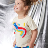 Halcyon Nights - Bawełniany, miękki t-shirt z aplikacją Rocket Ride